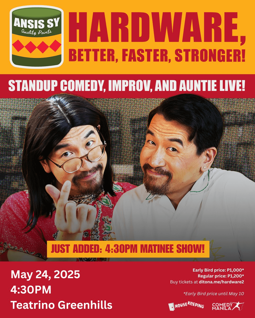 Hardware, Better, Faster, Stronger! (Matinee Show) Poster