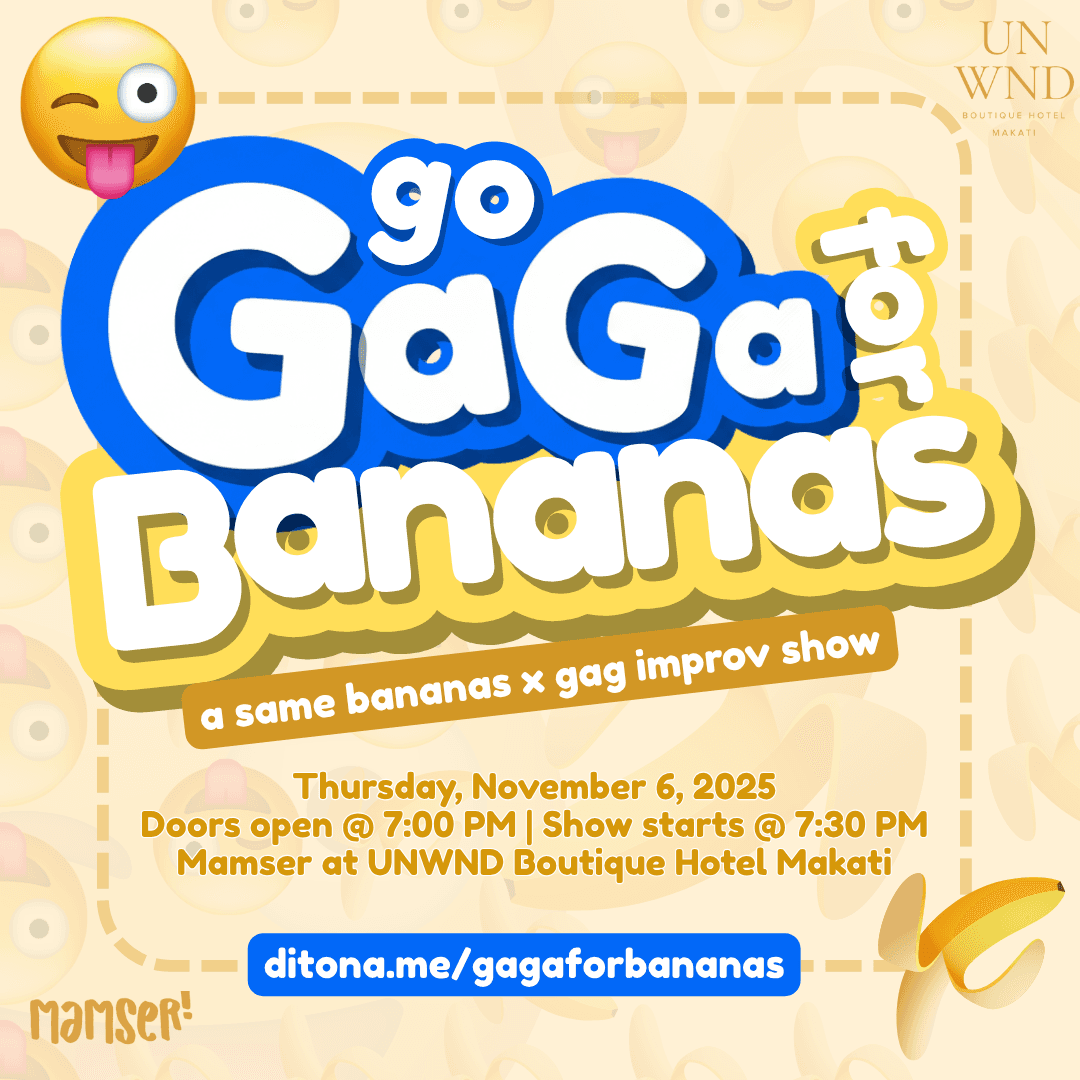 Same Bananas x GAG Improv Show: Go Gaga for Bananas Poster