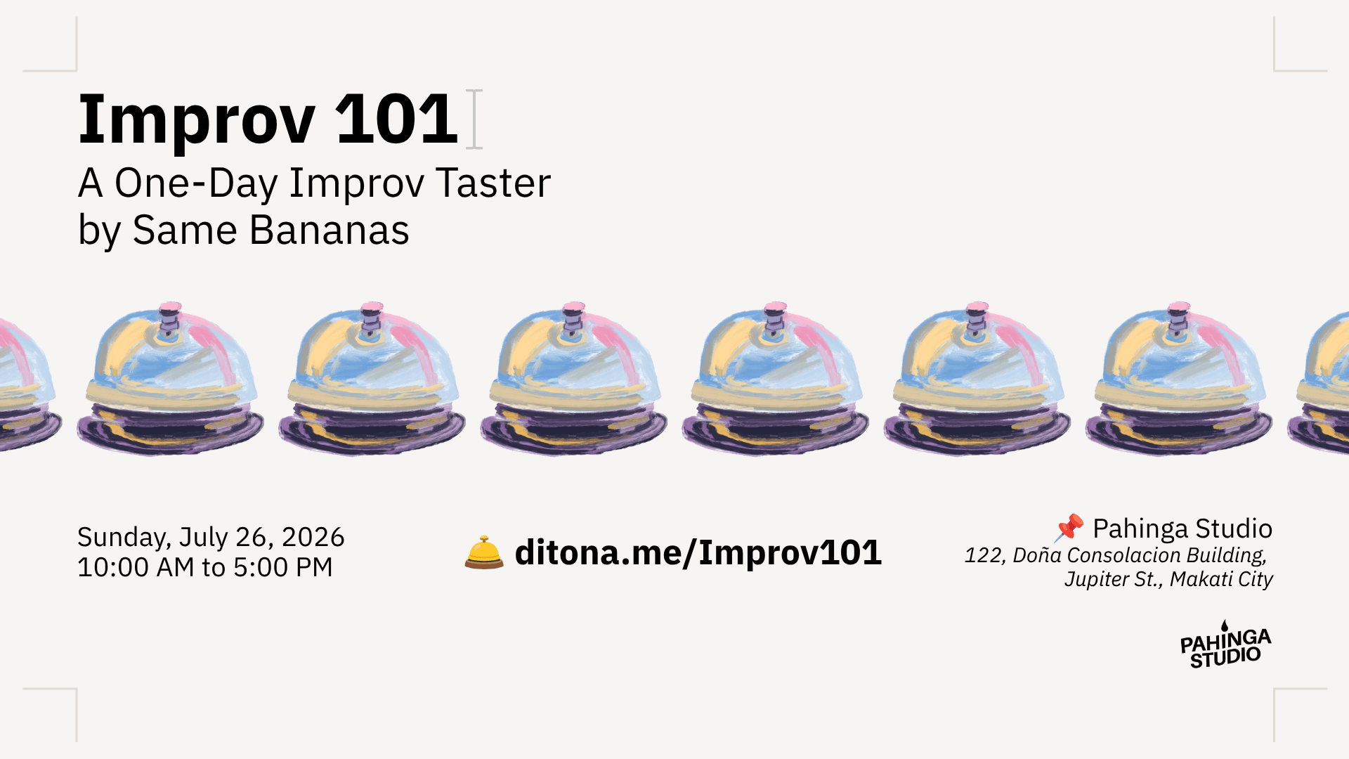 Improv 101: A Whole-Day Improv Taster by Same Bananas Poster