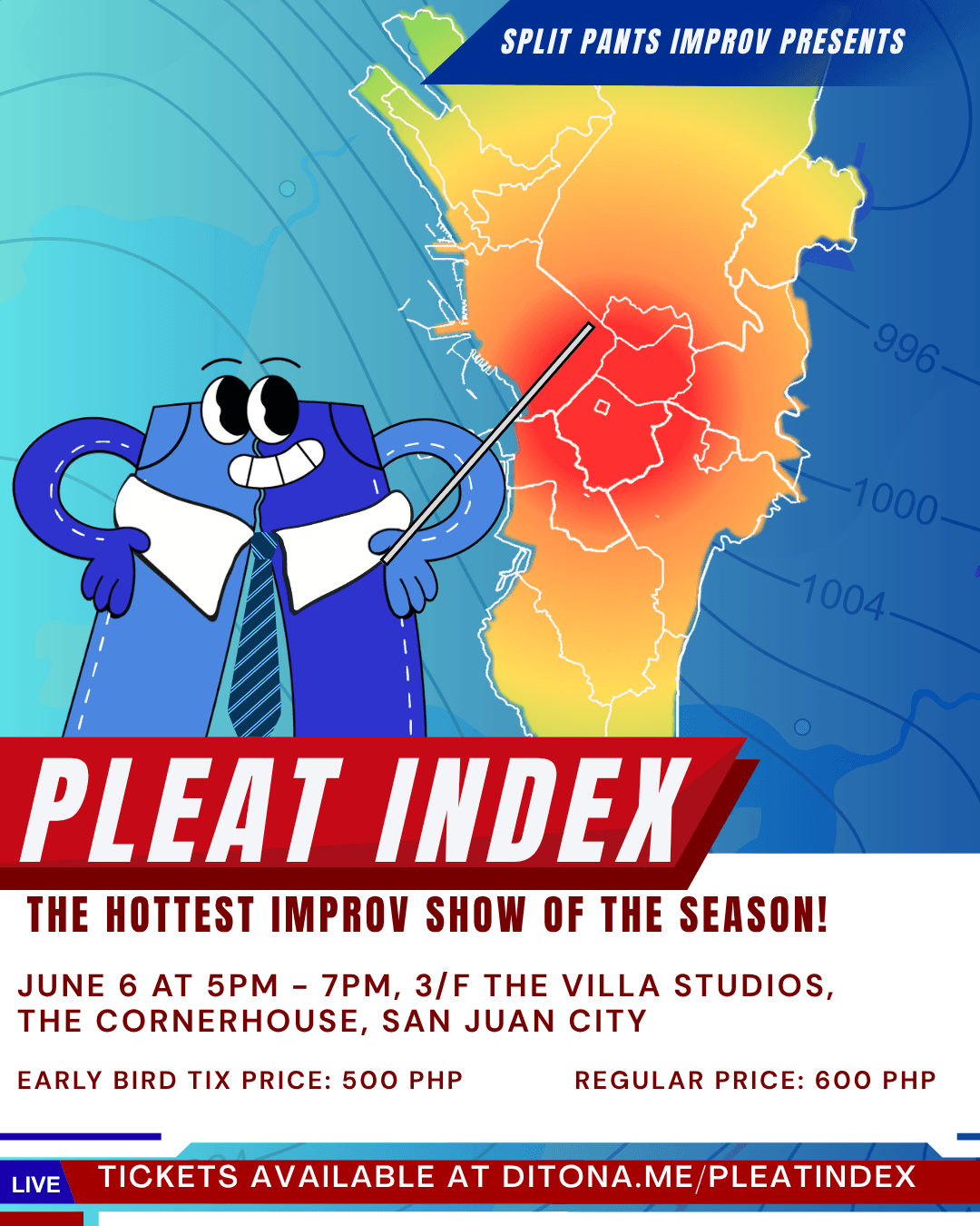 Split Pants Improv: Pleat Index Poster