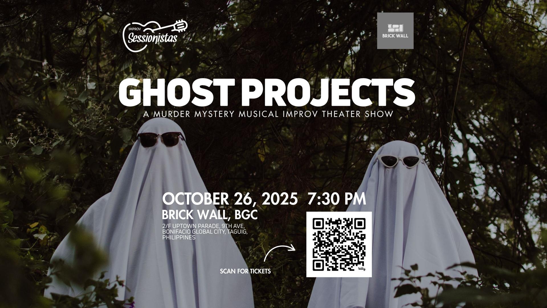 Ghost Projects: A Murder Mystery Musical Improv Show Poster