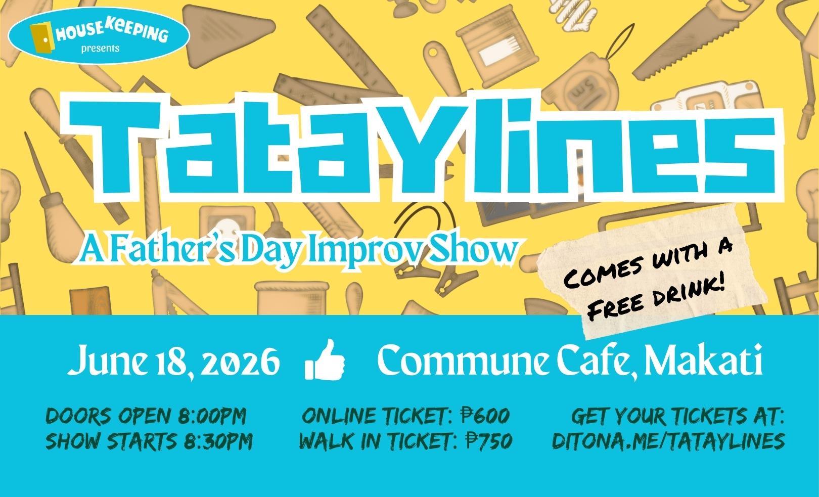 Tataylines (Father’s Day Improv Show) Poster