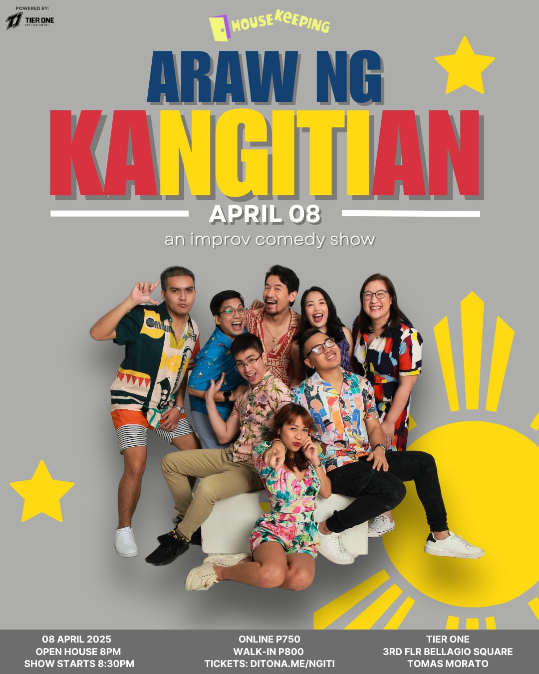 Araw ng KaNGITIan: An Improv Comedy Show Poster
