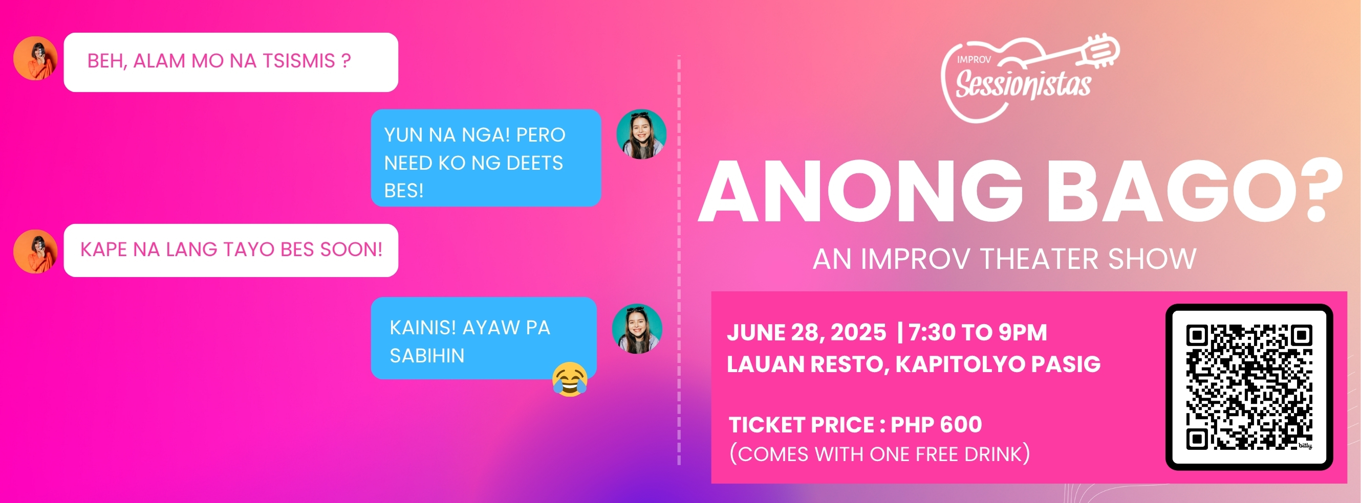 Anong Bago? An Improv Theater Show Poster
