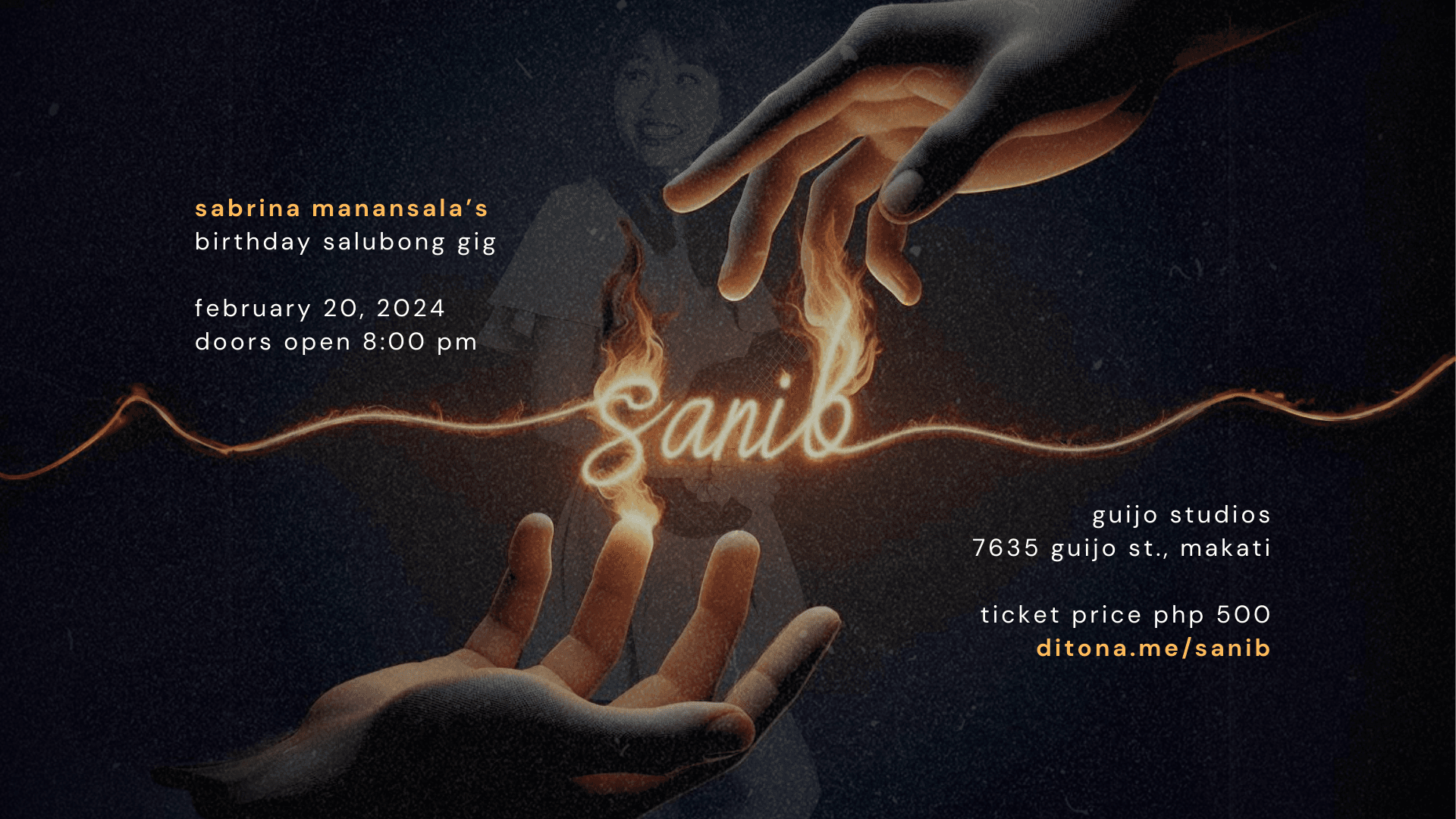 Sanib: A Birthday Salubong Gig Poster